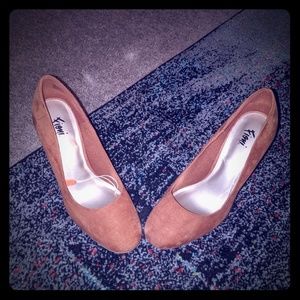 Brown pumps